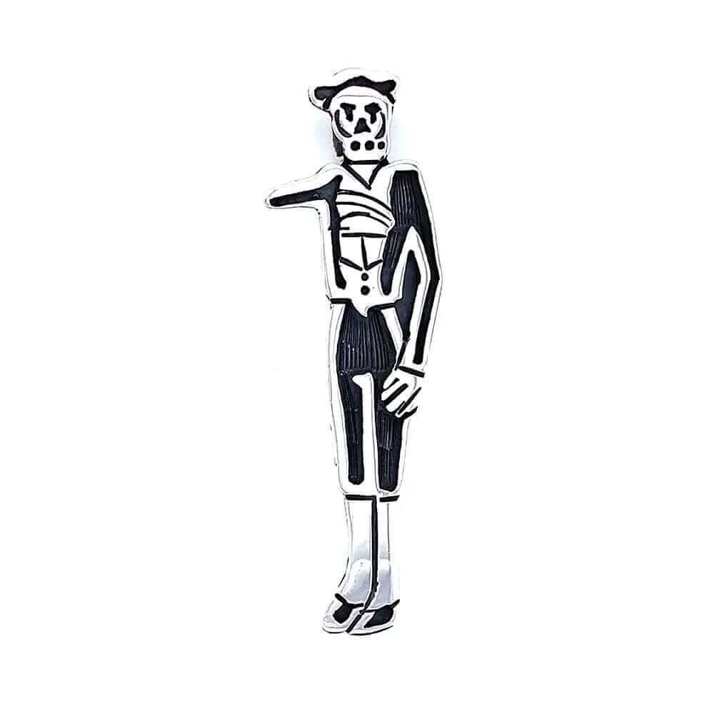 Matador-Silver-Pin-Pendant-front-Nueve-Sterling