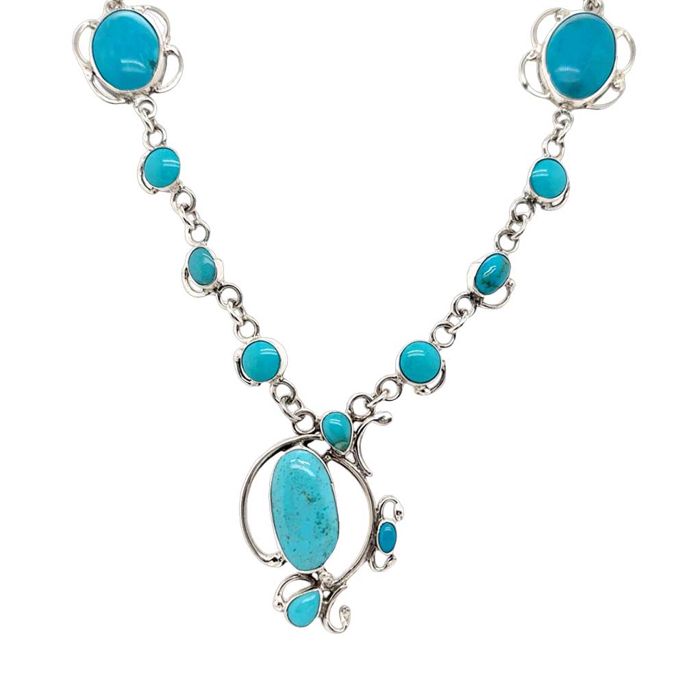 Sterling 925 hot Sterling Turquoise Necklace