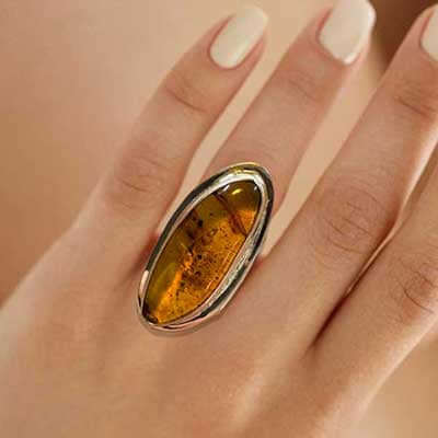 Amber Jewellery Nueve Sterling