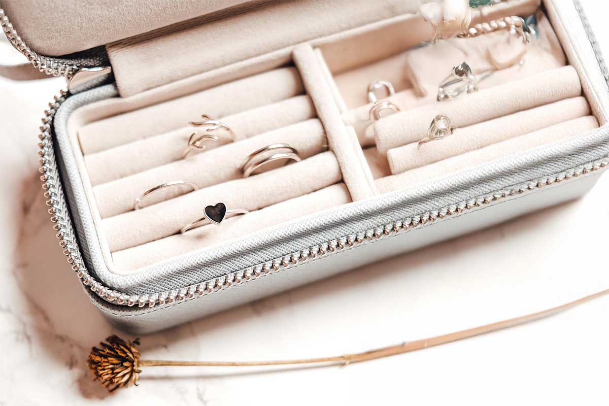 Silver Jewelry Box for Protection