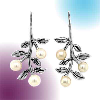 Shells and Pearls Silver Jewelry Nueve Sterling