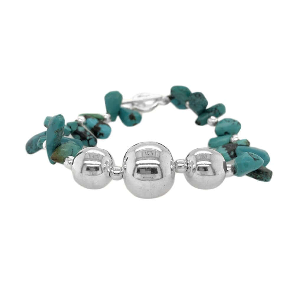 Mexican Silver Bracelets with Stones