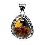 Amber-Pendant-with-950-Silver-Frame-front-Nueve-Sterling