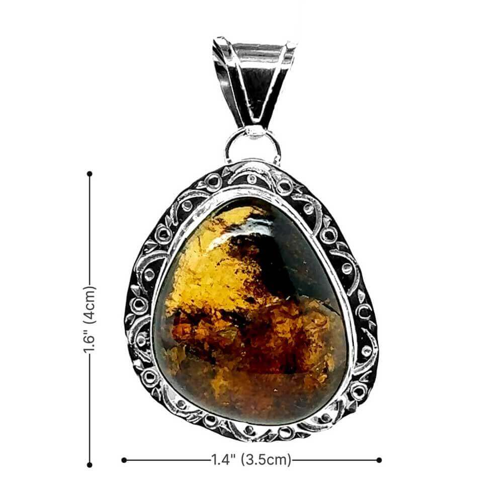 Amber-Pendant-with-950-Silver-Frame-measurements-Nueve-Sterling