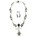 Taxco Silver & Gold Jewelry Set – Ave en Vuelo front