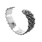 Beaded-Silver-Cuff-Bracelet-side-Nueve-Sterling