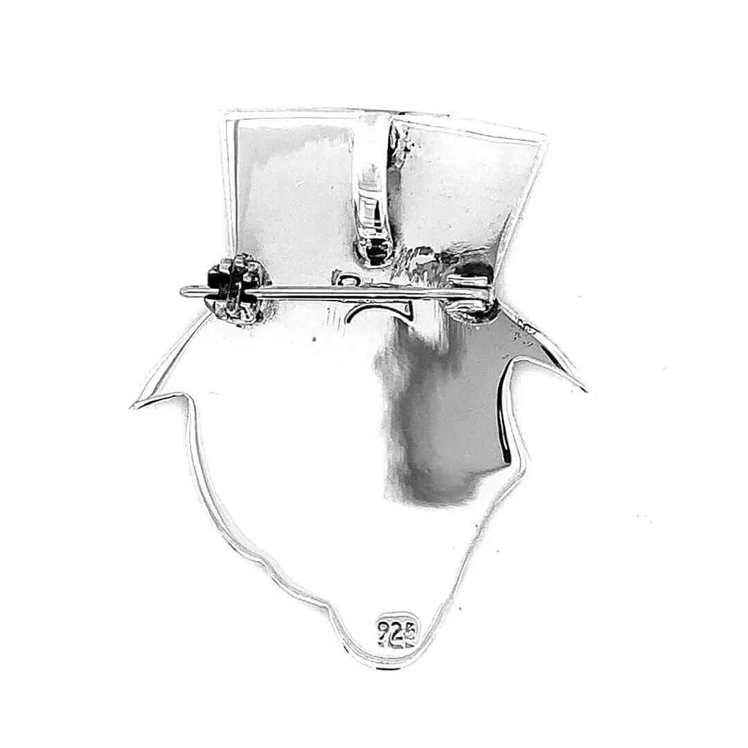 Catrin-Silver-Pin-Pendant-back-Nueve-Sterling