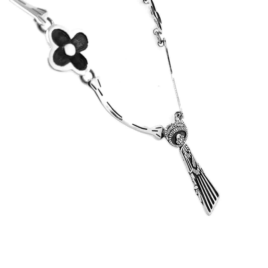 Catrina-Silver-Necklace-side-Nueve-Sterling
