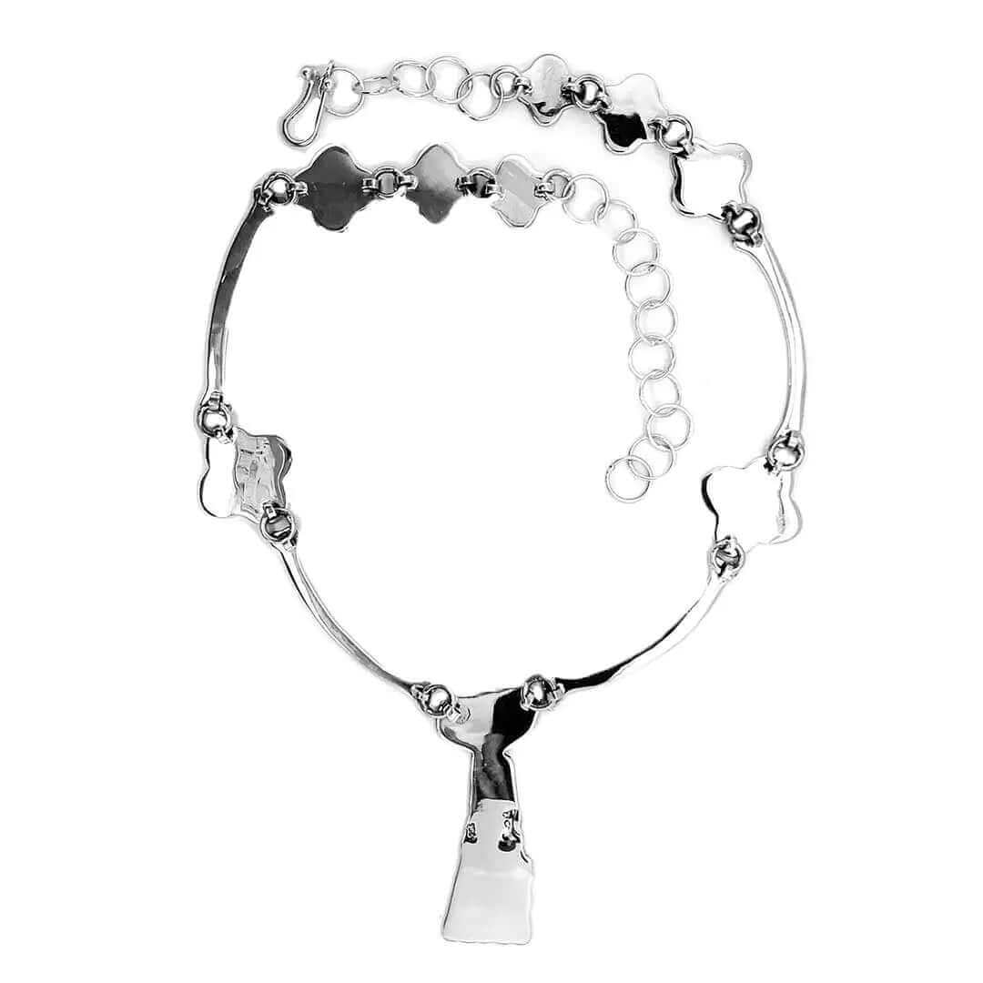 Catrina-Silver-Necklace-back-Nueve-Sterling
