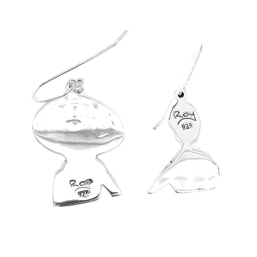 Catrines-Charros-Torso-Silver-Earrings-back-Nueve-Sterling