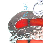 Close-up of Coral Statement Pendant from Taxco