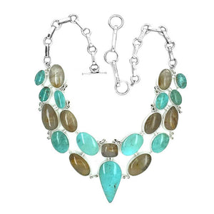 Genuine-Turquoise-and-Rutilated-Quartz-950-Silver-Necklace-top-Nueve-Sterling