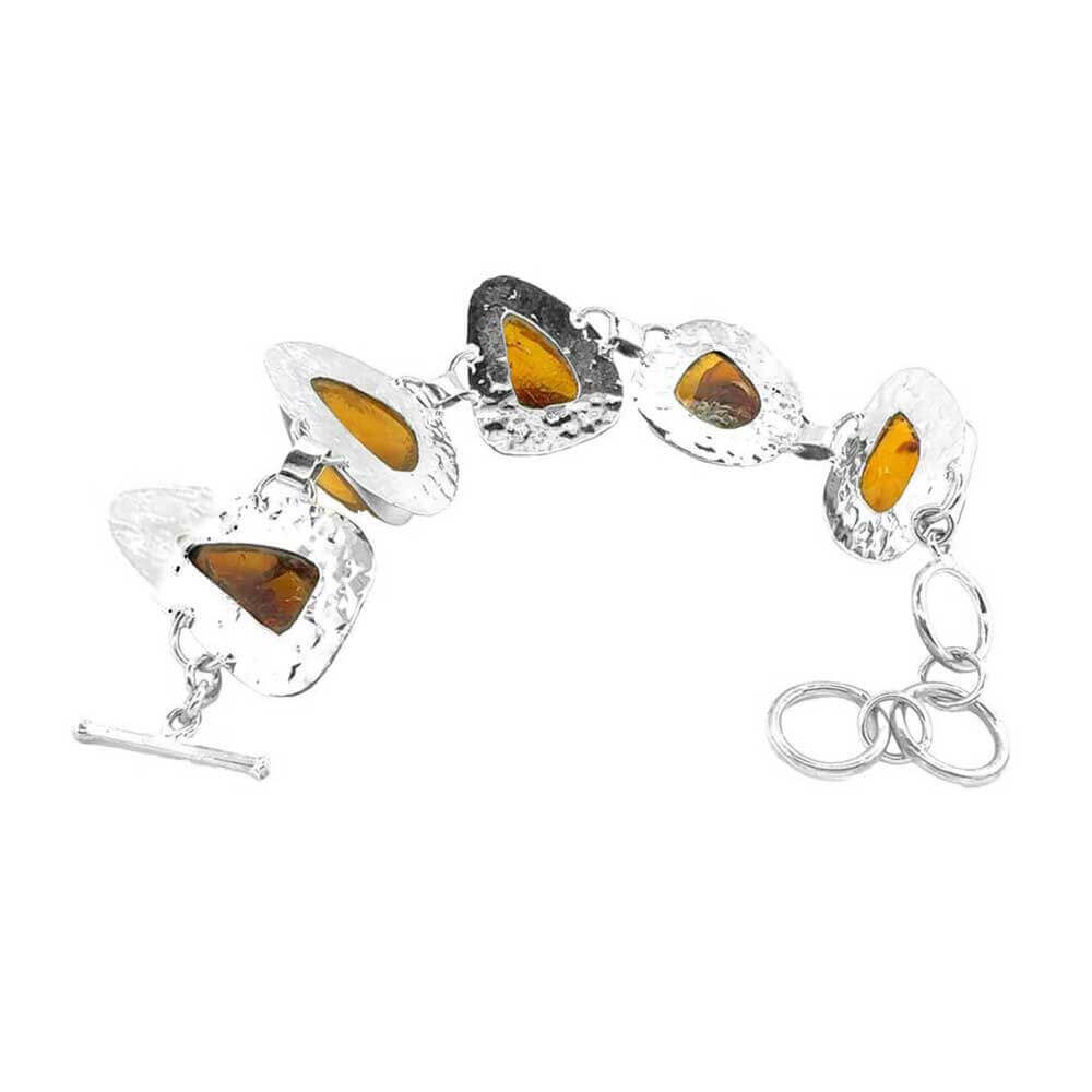 Hammered-950-Silver-Amber-Bracelet-back-Nueve-Sterling