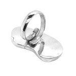 Irregular-Shaped-Amber-Ring-in-950-Silver-back-Nueve-Sterling