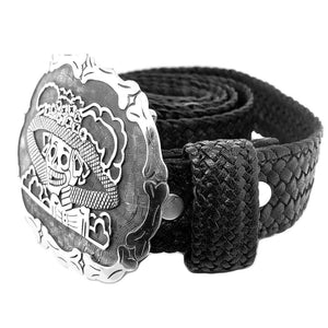 La-Catrina-Silver-Buckle-With-Leather-Belt-other-side-Nueve-Sterling