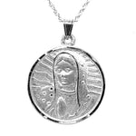 Lady-of-Guadalupe-Silver-Pendant-front-Nueve-Sterling