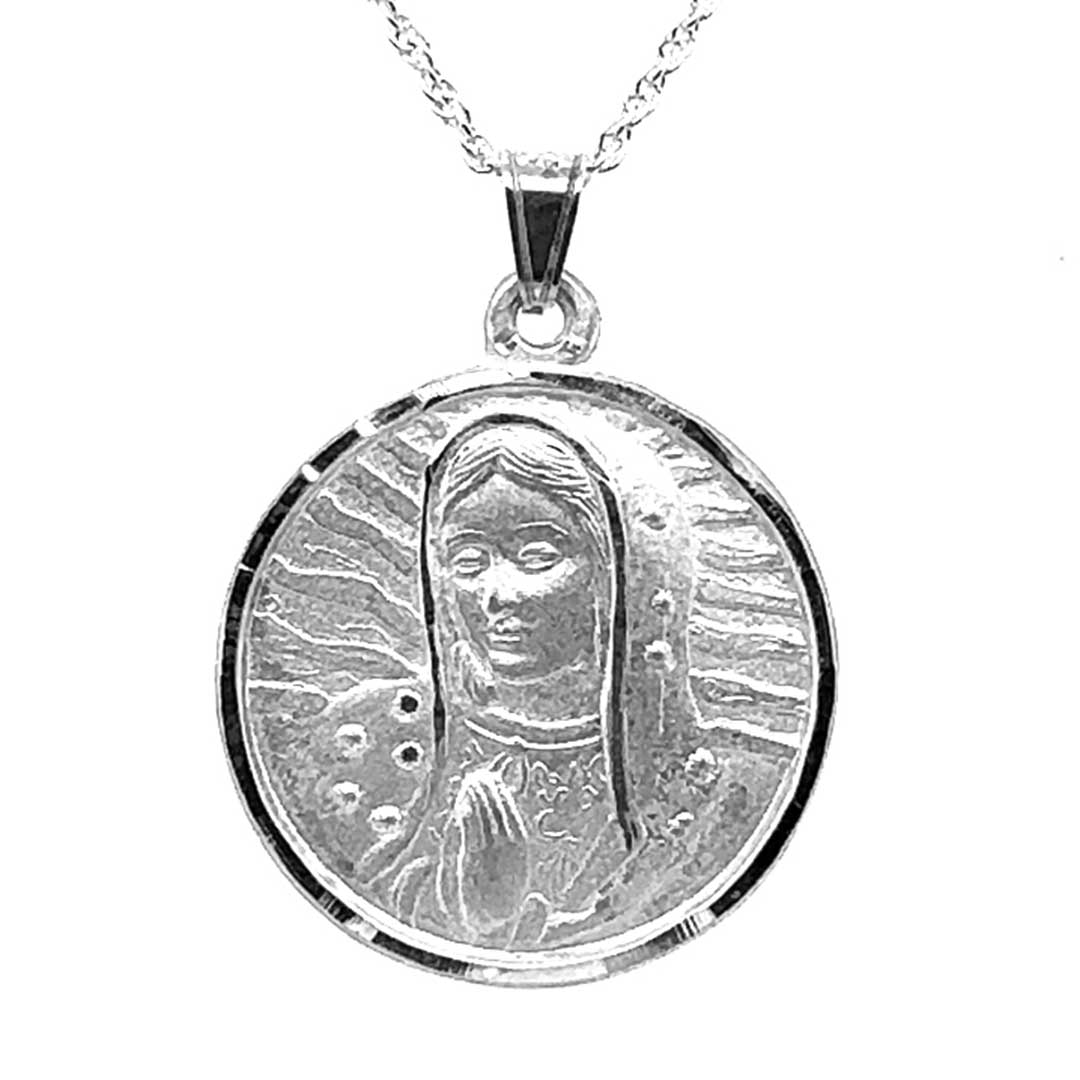 Lady-of-Guadalupe-Silver-Pendant-front-Nueve-Sterling