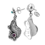 Leaf-and-Flower-Silver-Earrings-top-Nueve-Sterling