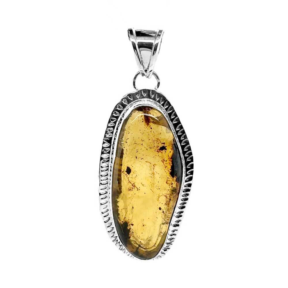 Long-Amber-Pendant-in-950-Silver-front-Nueve-Sterling