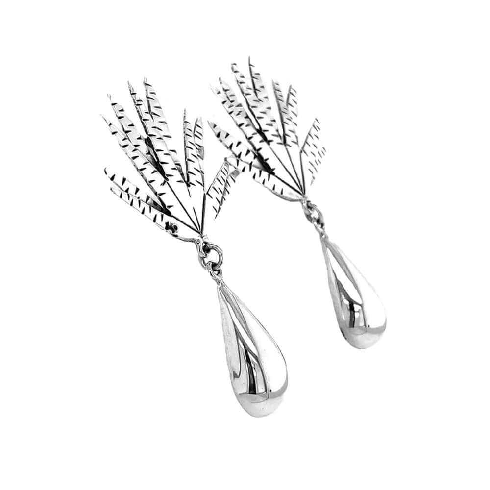 Maguey-Silver-Earrings-side-Nueve-Sterling