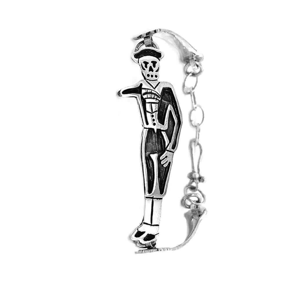 Matador-Silver-Bracelet-front-Nueve-Sterling
