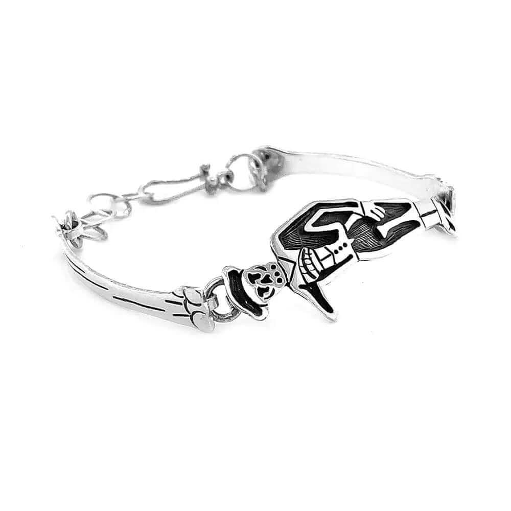 Matador-Silver-Bracelet-flat-Nueve-Sterling