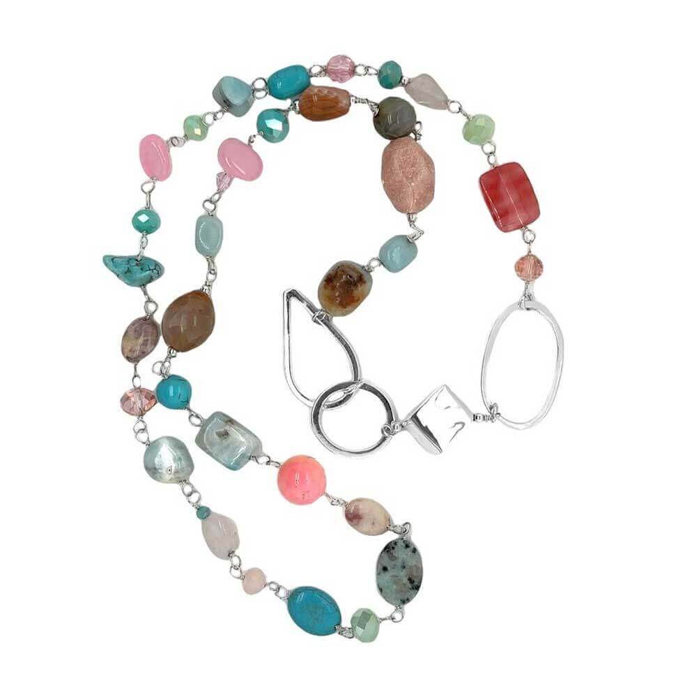 Multi-Gemstones-Silver-Necklace-top-Nueve-Sterling