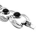 Onyx-Silver-Bracelet-lock-Nueve-Sterling