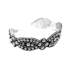 Oval-Beads-Silver-Cuff-Bracelet-left-Nueve-Sterling