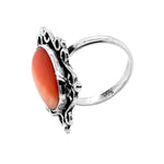 Oval-Orange-Cats-Eye-Silver-Ring-flat-Nueve-Sterling