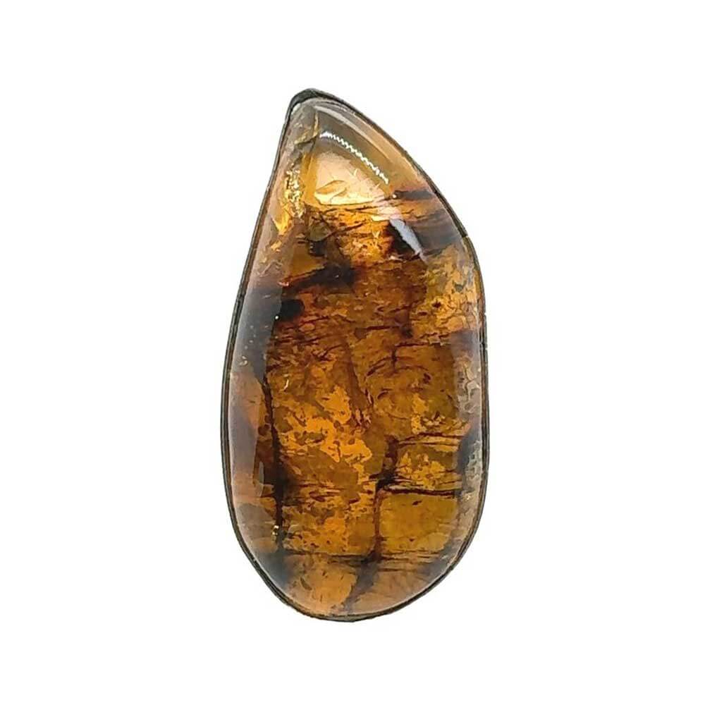 Pointy-Amber-Ring-in-950-Silver-front-Nueve-Sterling