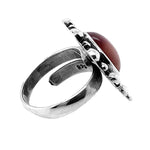 Round-Brown-Cats-Eye-Silver-Ring-mark-Nueve-Sterling