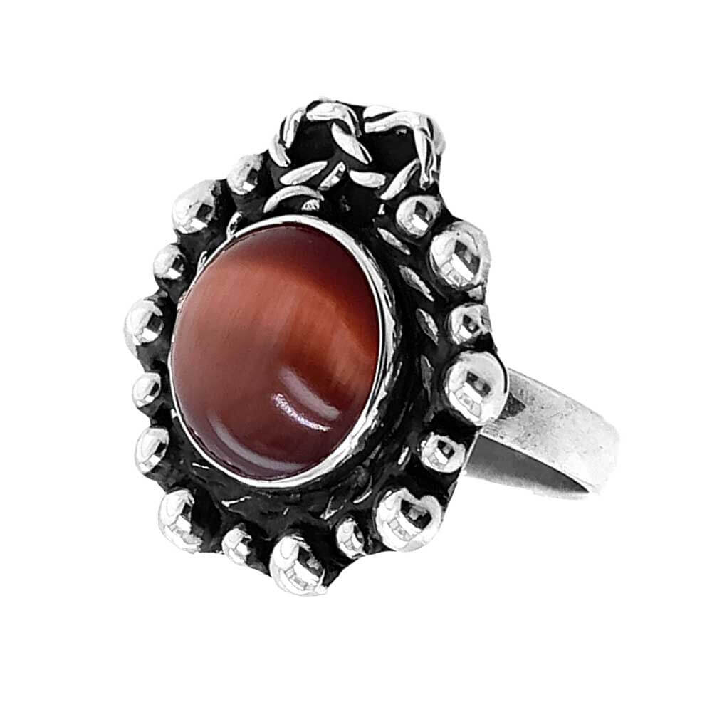 Round-Brown-Cats-Eye-Silver-Ring-side-Nueve-Sterling