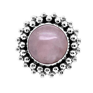 Round-Pink-Cats-Eye-Silver-Ring-front-Nueve-Sterling