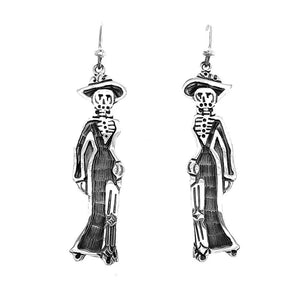     Sexy-Catrina-Silver-Earrings-front-Nueve-Sterling