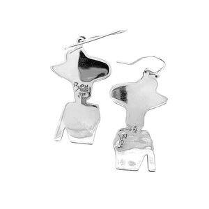 Sexy-Catrina-Torso-Silver-Earrings-back-Nueve-Sterling