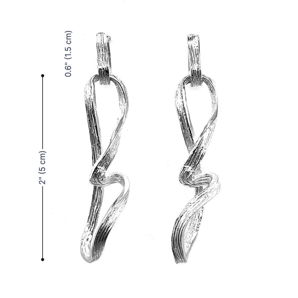 Silver-Twisted-Dangle-Post-Earrings-measurements-Nueve-Sterling