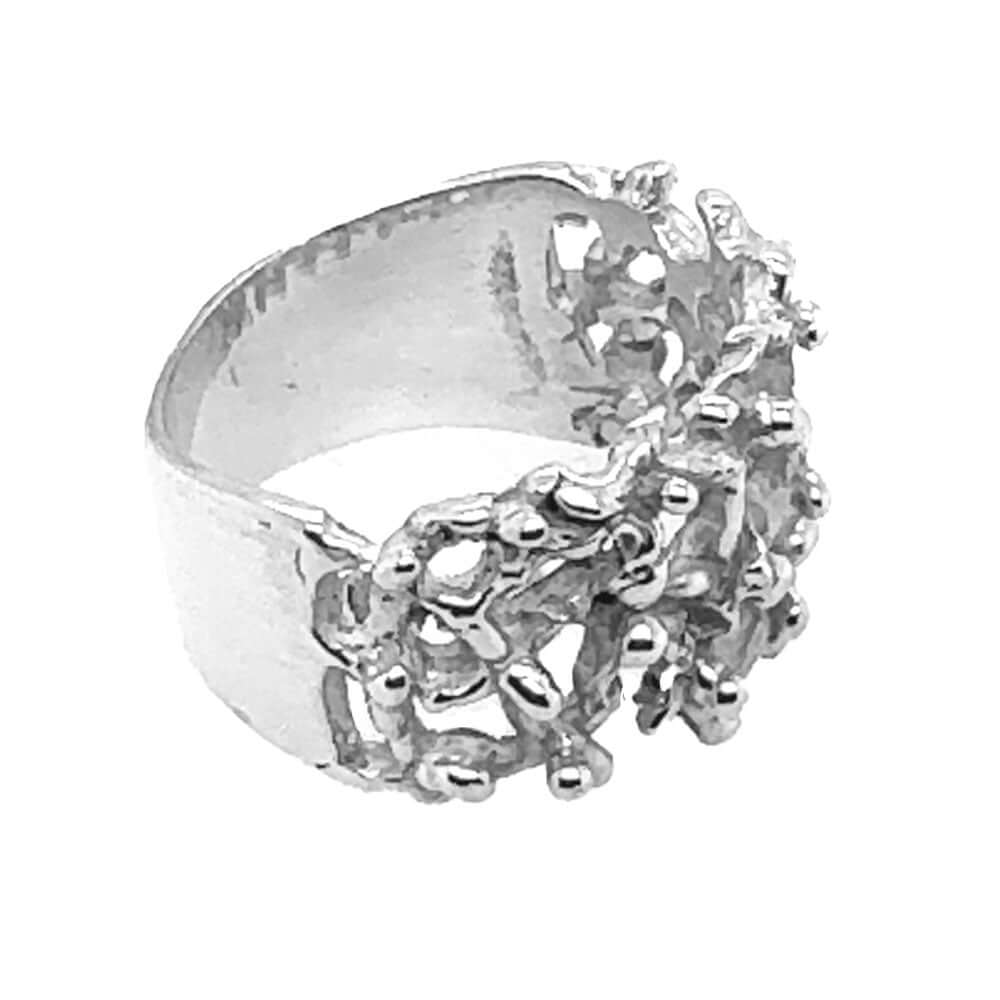 Sophisticated-Sterling-Silver-Textured-Ring-side-Nueve-Sterling