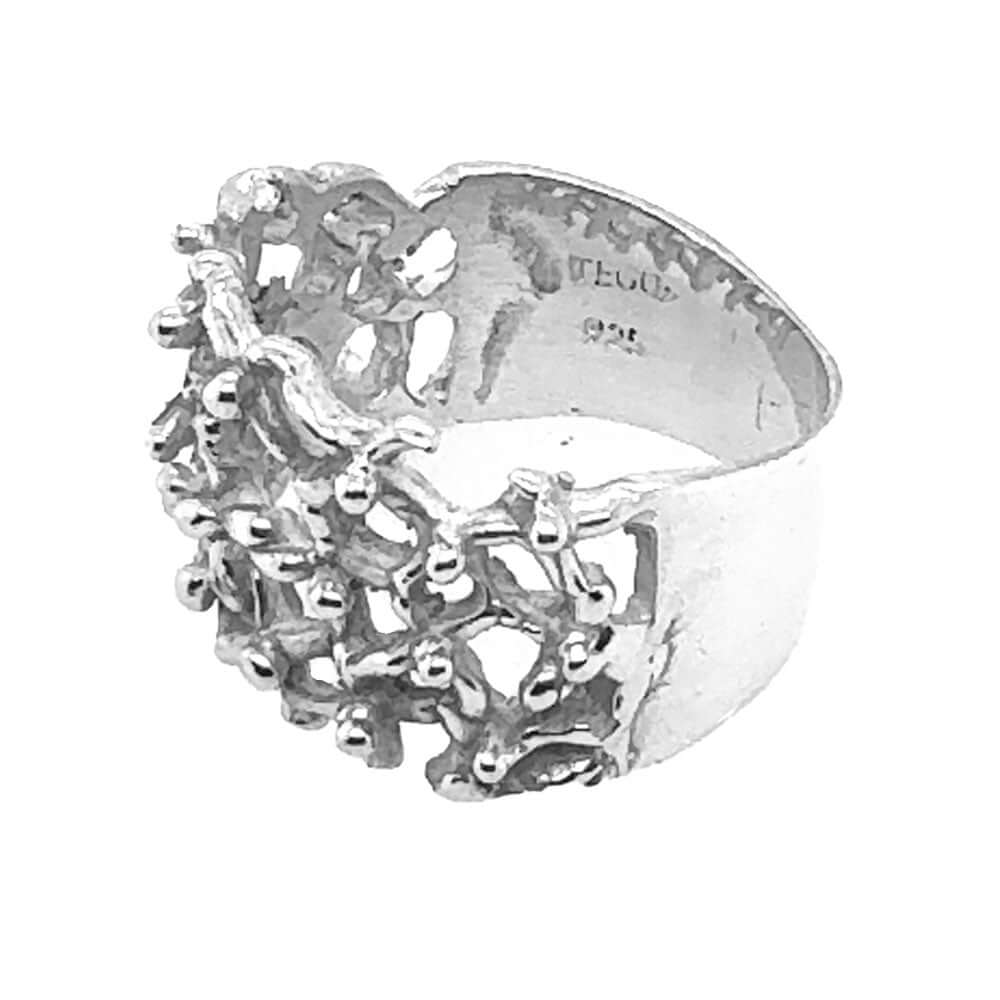 Sophisticated-Sterling-Silver-Textured-Ring-stamp-Nueve-Sterling