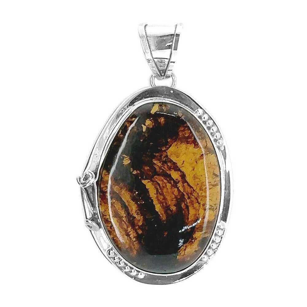  Analyzing image      Statement-Amber-Pendant-in-950-Silver-front-Nueve-Sterling