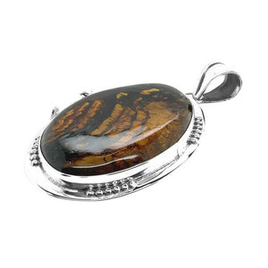 Statement-Amber-Pendant-in-950-Silver-other-side-Nueve-Sterling