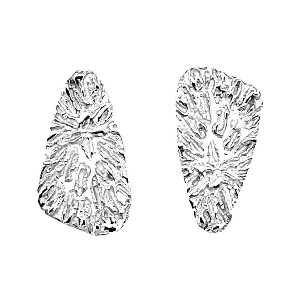 Sterling-Silver-Modern-Triangular-Post-Earrings-front-Nueve-Sterling
