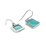 Sterling-Silver-Square-Dangling-Turquoise-Earrings-back-Nueve-Sterling