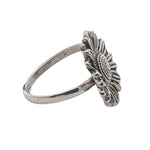 Sunflower Silver Ring side Nueve Sterling