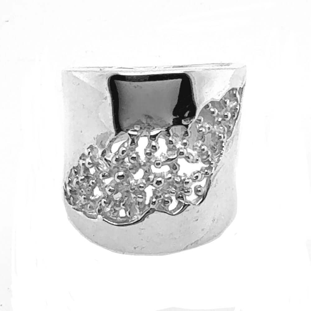 Taxco-Silver-Wide-Band-Ring-front-Nueve-Sterling