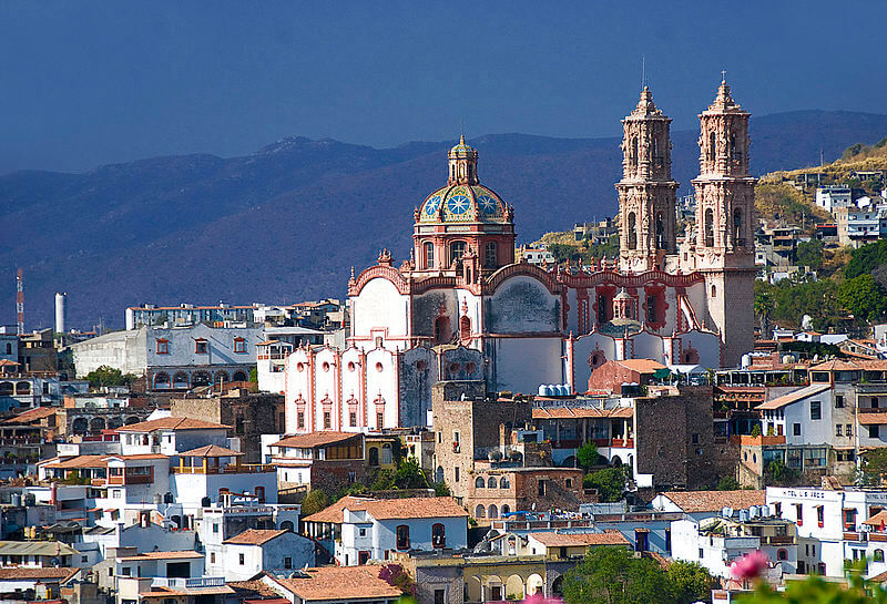 The silver town of Taxco in Mexico