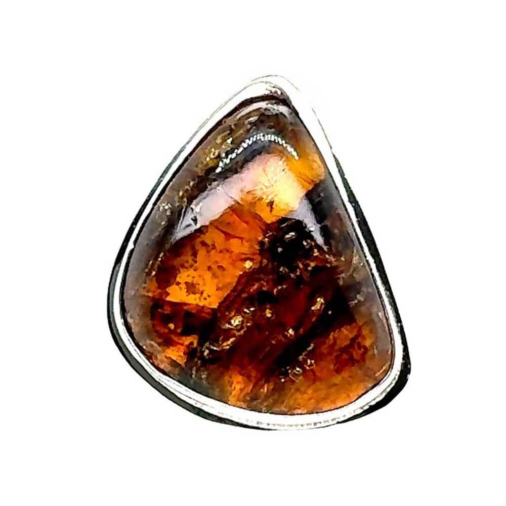 Triangular-Amber-Ring-in-950-Silver-front-Nueve-Sterling