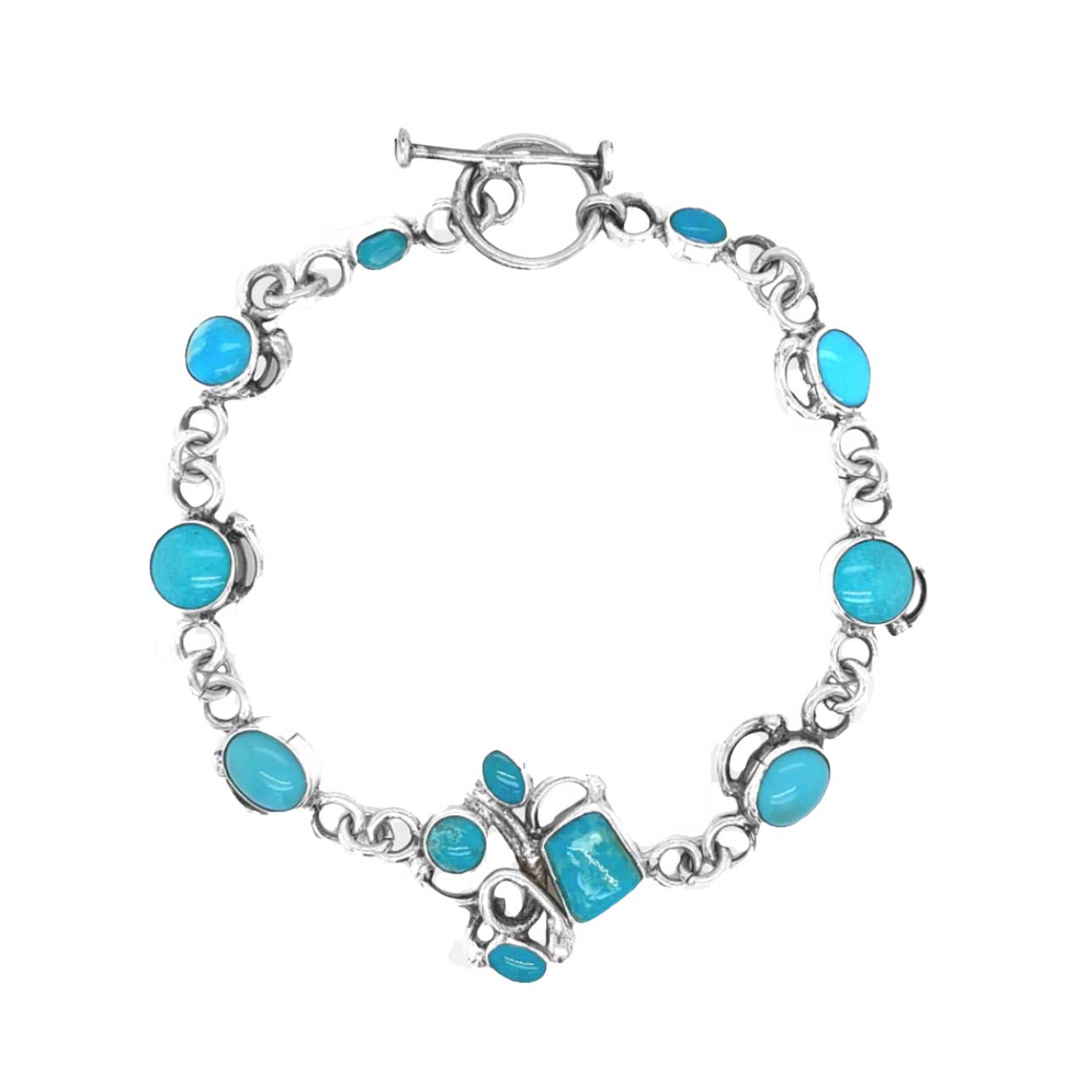 Turquoise-Silver-Bracelet-top-Nueve-Sterling