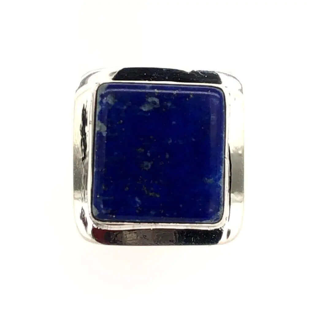 Lapis Lazuli Silver Ring - Nueve Sterling