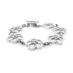 Beautiful Flowers Bracelet In Silver - Nueve Sterling